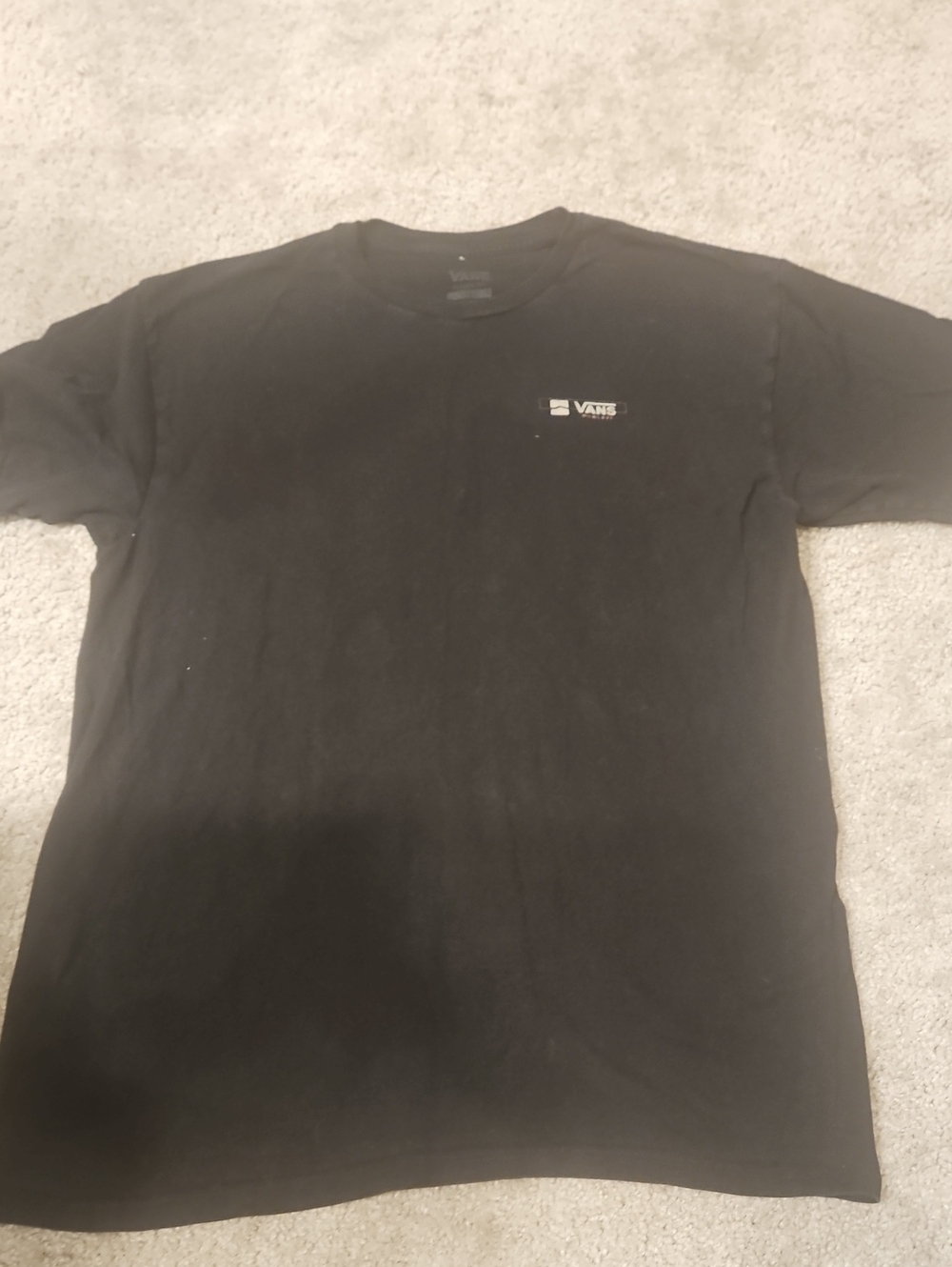 Vans Black Short Sleeve Logo Tee